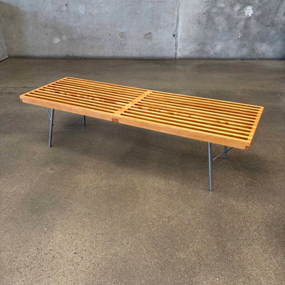 Vintage Herman Miller George Nelson Platform Bench Circa 1950's