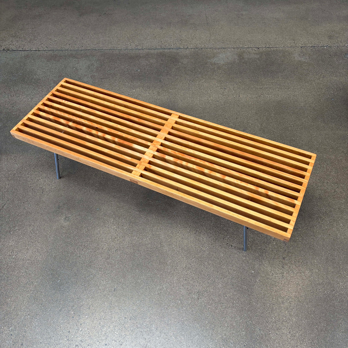 Vintage Herman Miller George Nelson Platform Bench Circa 1950's