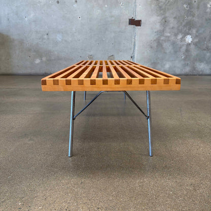 Vintage Herman Miller George Nelson Platform Bench Circa 1950's