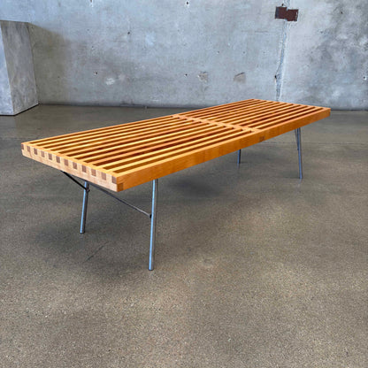 Vintage Herman Miller George Nelson Platform Bench Circa 1950's