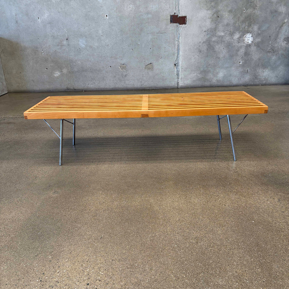Vintage Herman Miller George Nelson Platform Bench Circa 1950's