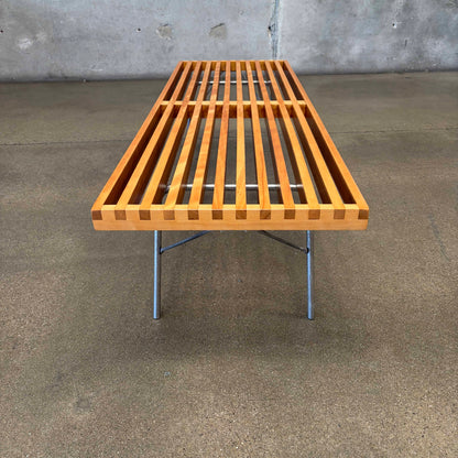 Vintage Herman Miller George Nelson Platform Bench Circa 1950's