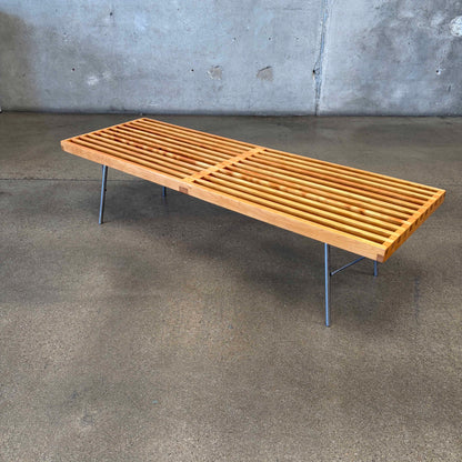 Vintage Herman Miller George Nelson Platform Bench Circa 1950's