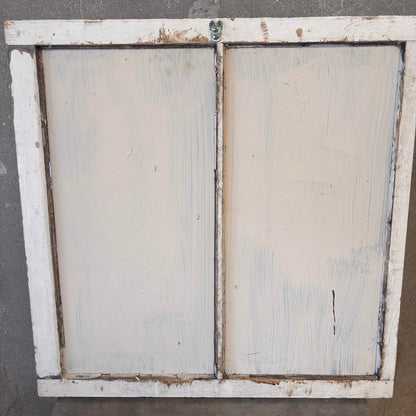 Antique Window Reverse Painted Water Skiing
