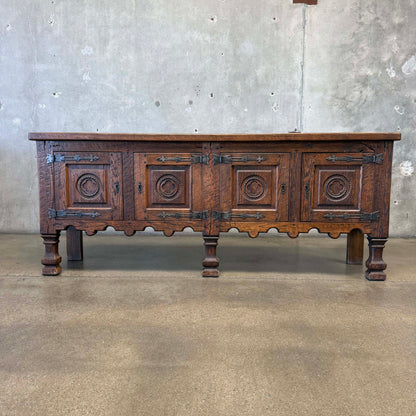 Vintage Spanish Style Credenza With Key