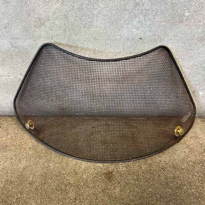 Vintage Mid Century Modern Majestic "Aztec" Matte black Finish Fireplace