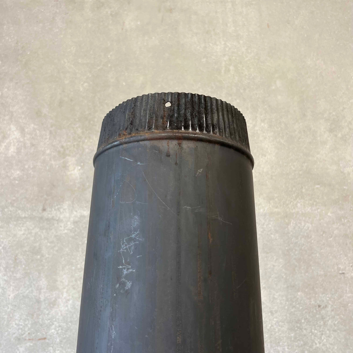 Vintage Mid Century Modern Majestic "Aztec" Matte black Finish Fireplace