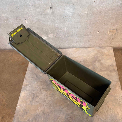 Hand Painted Military Stash Box