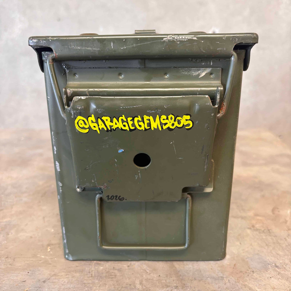 Hand Painted Military Stash Box