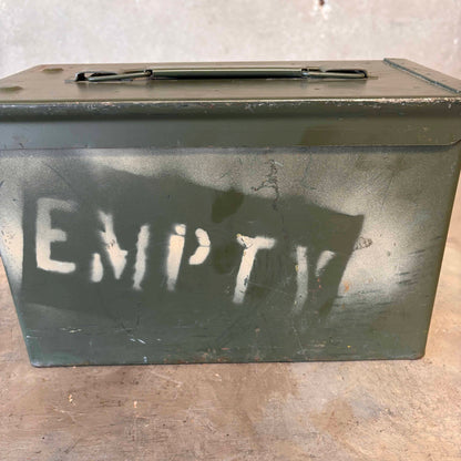 Hand Painted Military Stash Box