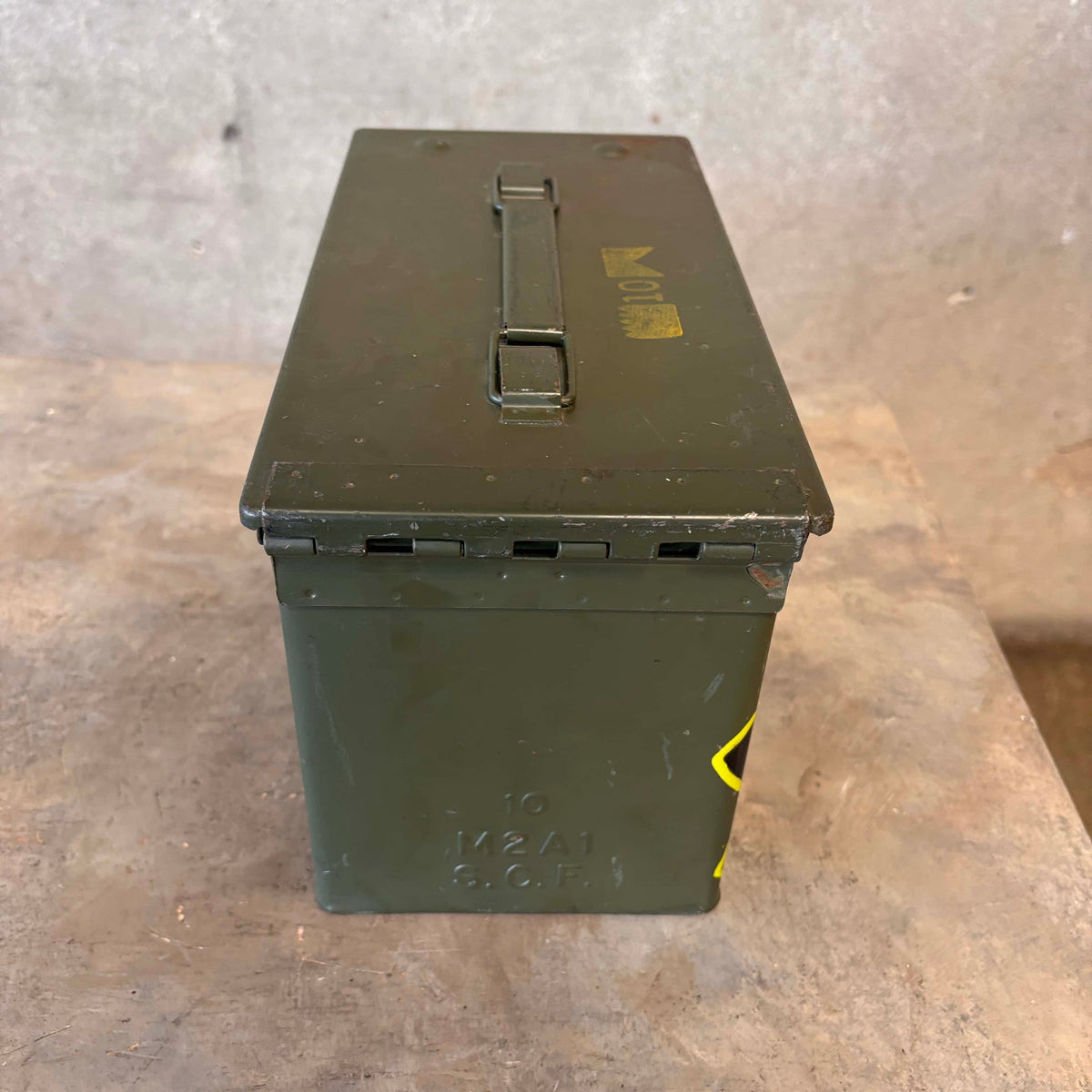 Hand Painted Military Stash Box