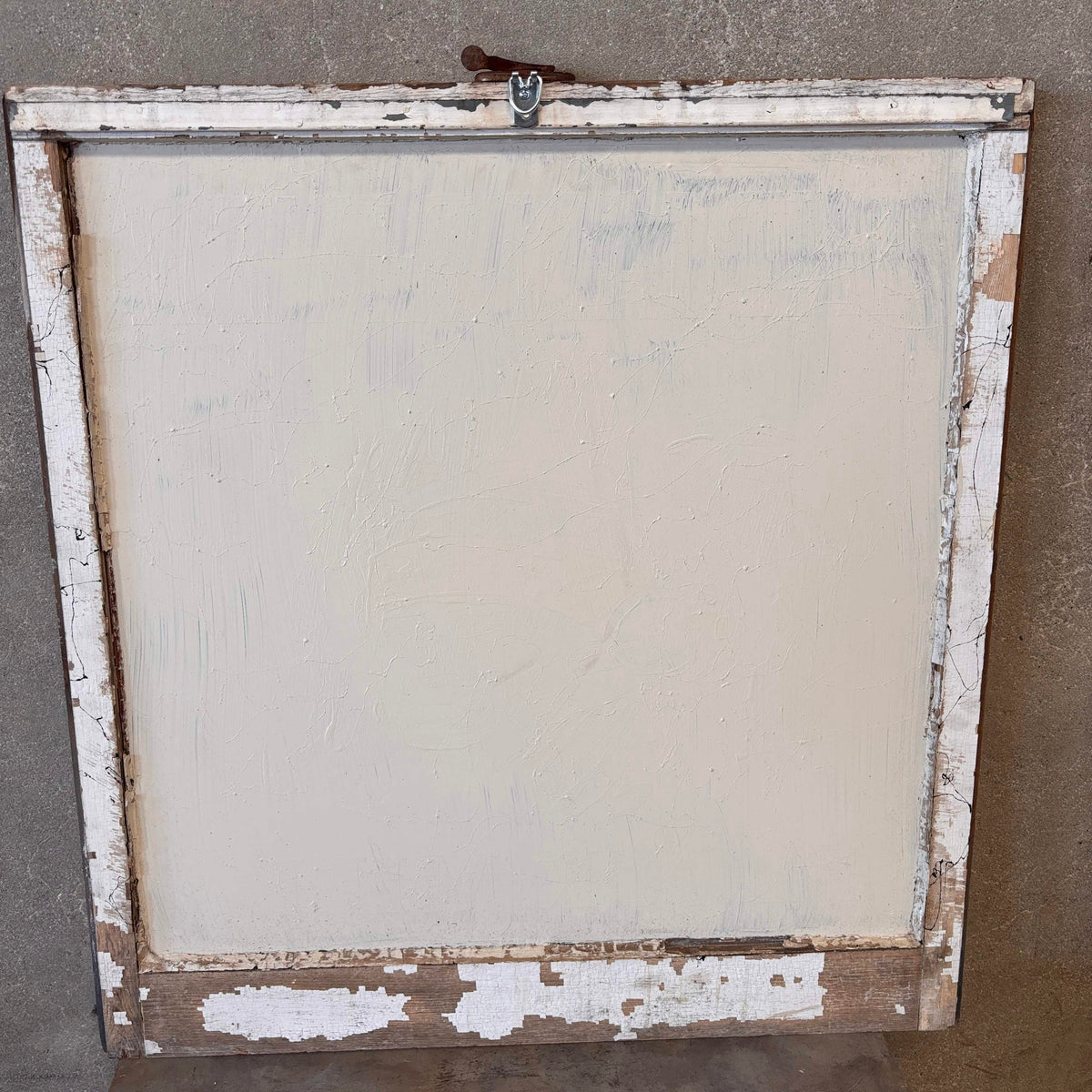 Antique Reverse Painted Window