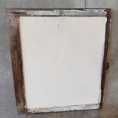 Antique Reverse Painted Window