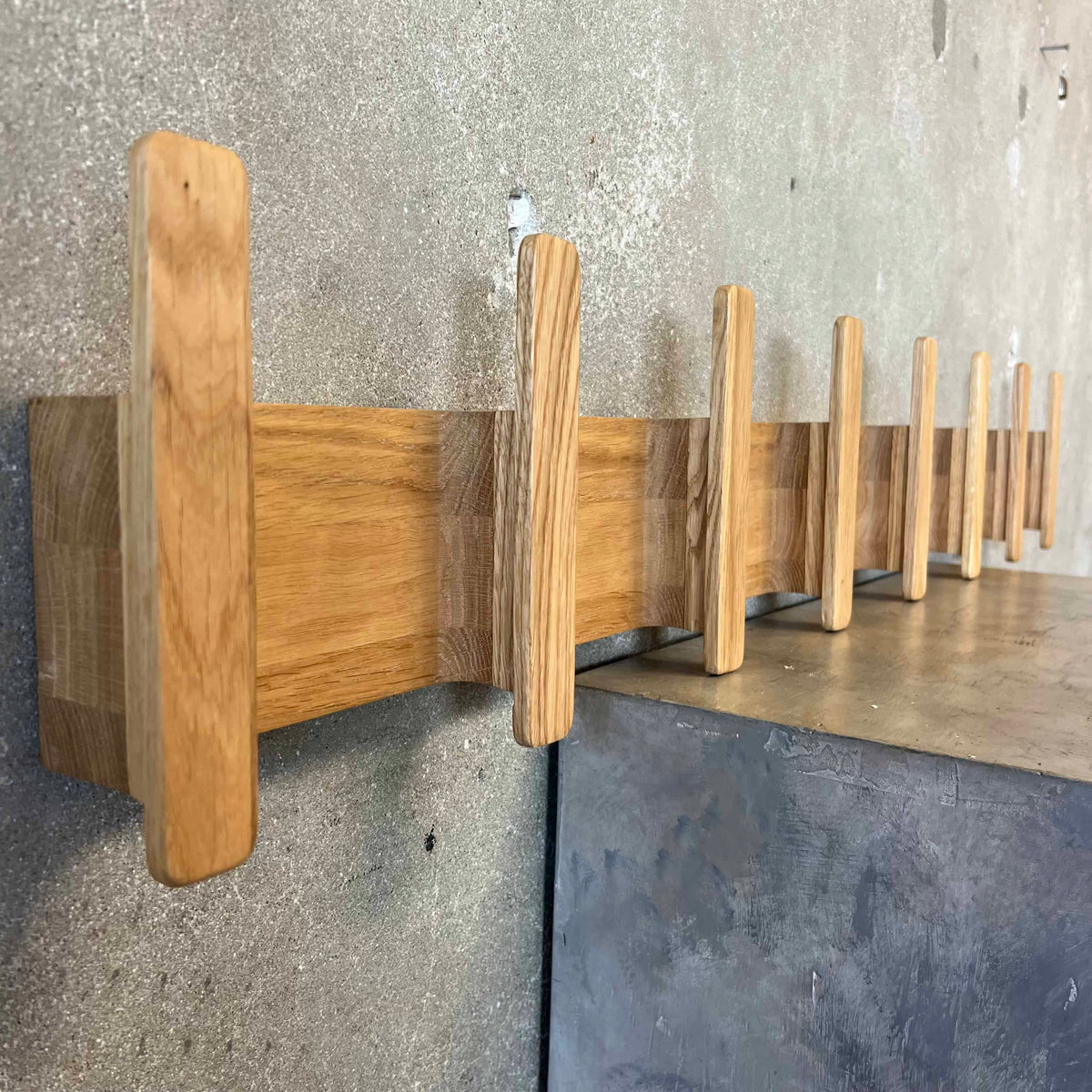 Modern Oak Wood Coat Rack By Varbros Ukraine 2026