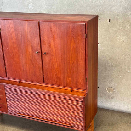 Danish Teak Mid Century Modern Buffet Cabinet