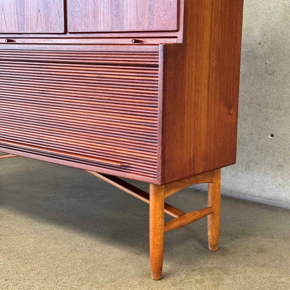 Danish Teak Mid Century Modern Buffet Cabinet