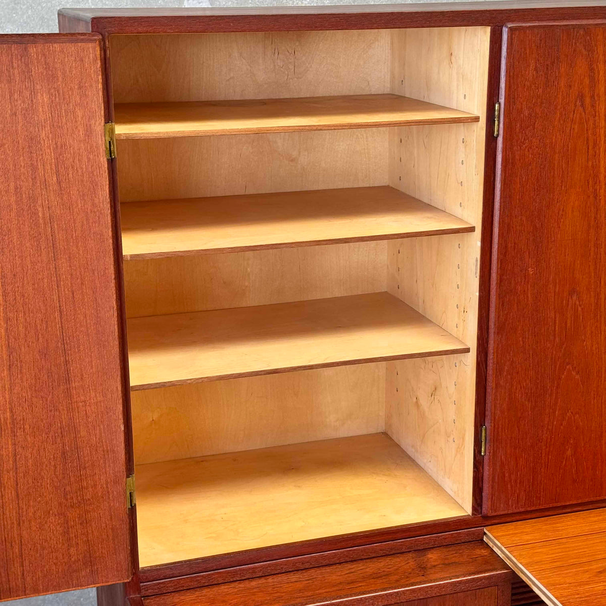 Danish Teak Mid Century Modern Buffet Cabinet