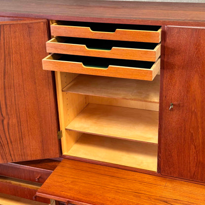 Danish Teak Mid Century Modern Buffet Cabinet