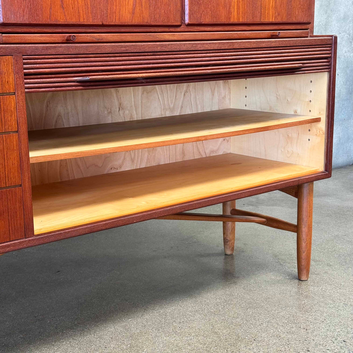 Danish Teak Mid Century Modern Buffet Cabinet
