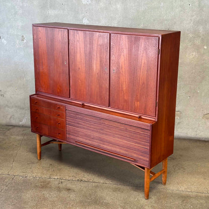 Danish Teak Mid Century Modern Buffet Cabinet