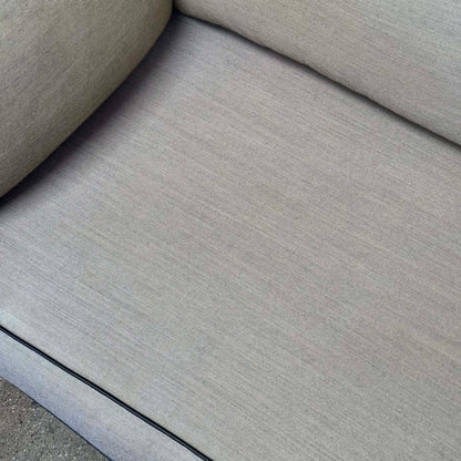 Two Seater Sleep Sofa With Metal Frame By Hay Can 2.0 Olive Green & Gray