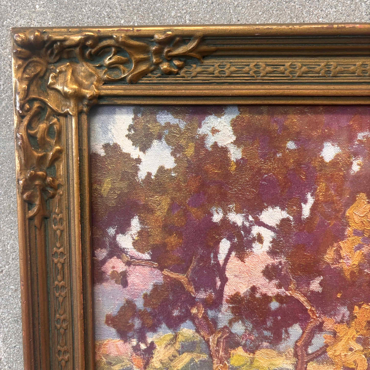 Maurice Braun Landscape Framed Print Antique Frame 1877-1941