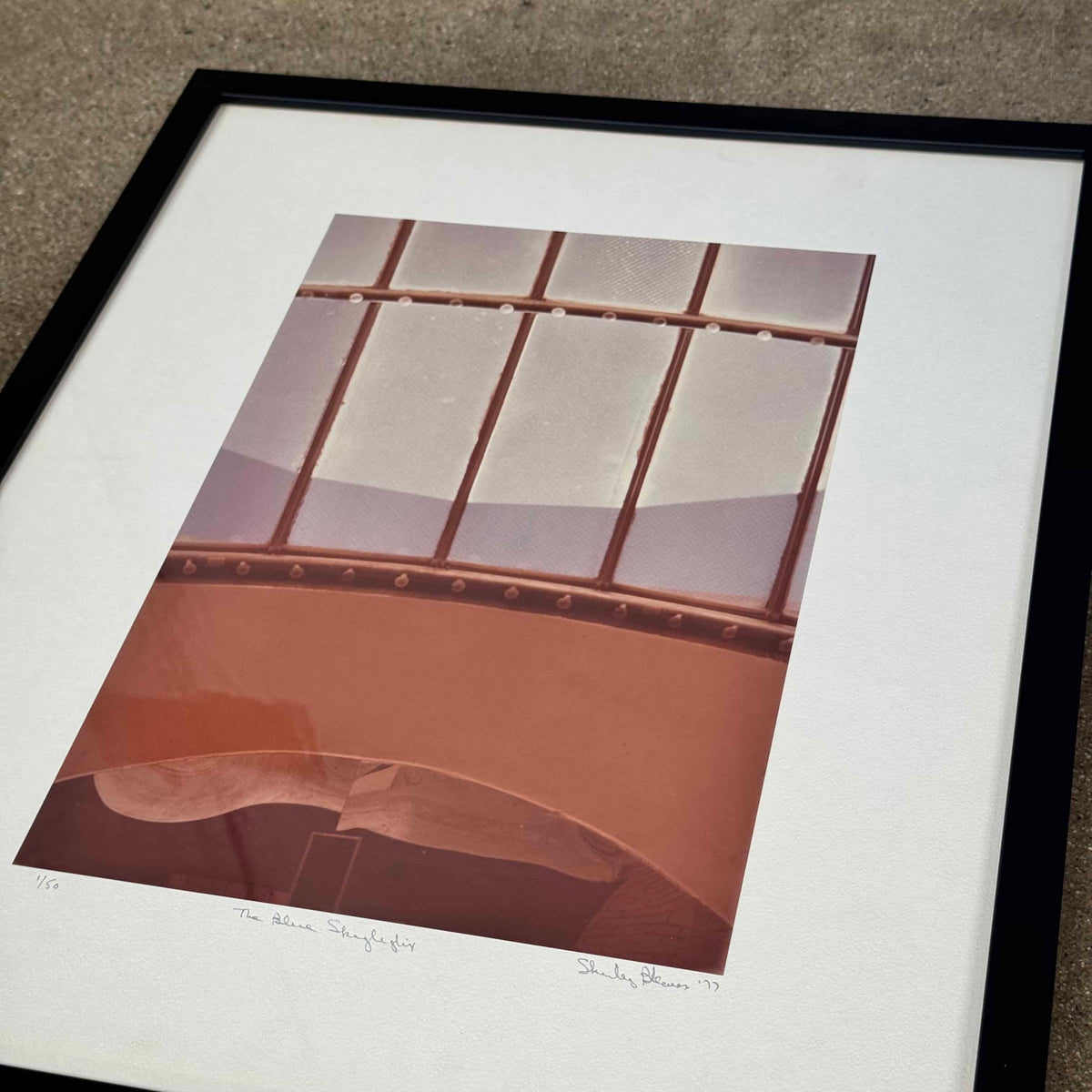 Architectural Photography By Shirley Bleviss "The Blue Skylight"