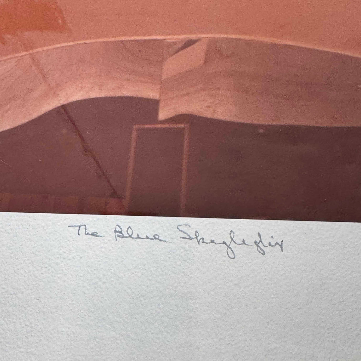 Architectural Photography By Shirley Bleviss "The Blue Skylight"
