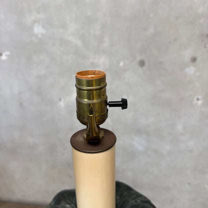 Vintage Crane on Turtle Floor Lamp Pair