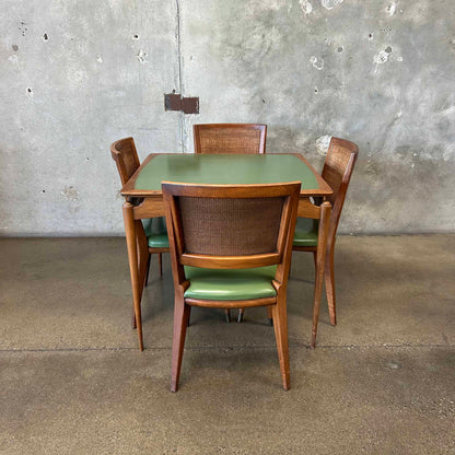 John Widdicomb Table & Four Chairs