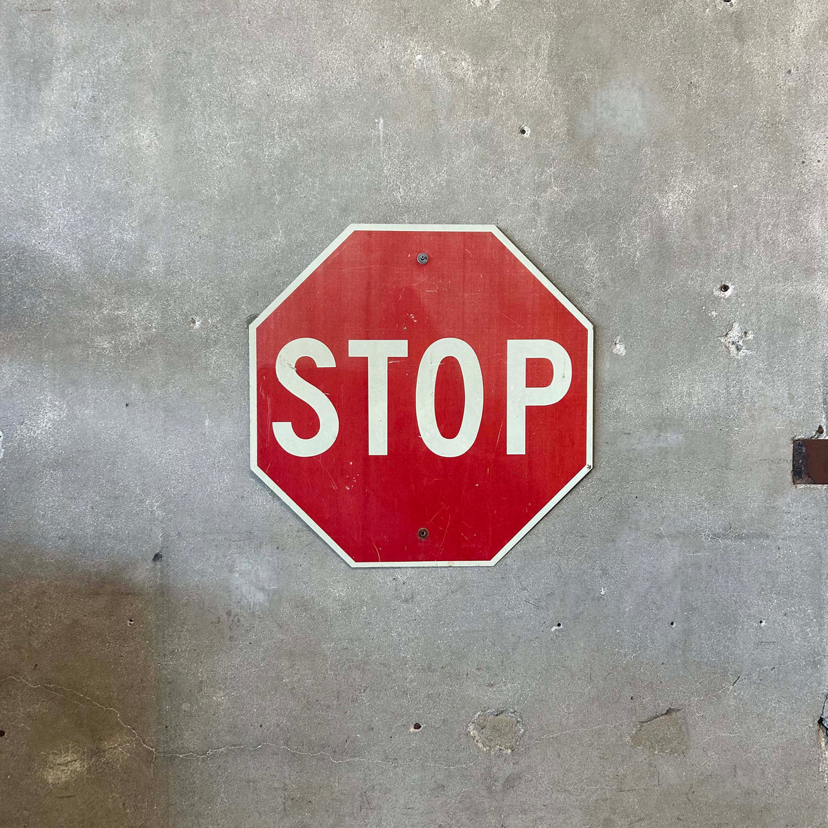 Vintage Stop Sign