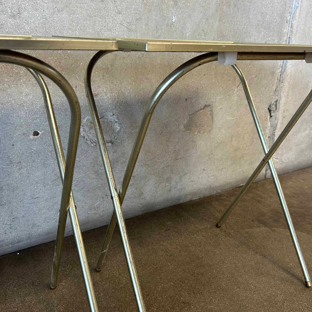 Pair of Mid Century Modern Folding Coca Cola Tray Tables