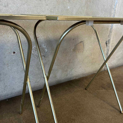 Pair of Mid Century Modern Folding Coca Cola Tray Tables