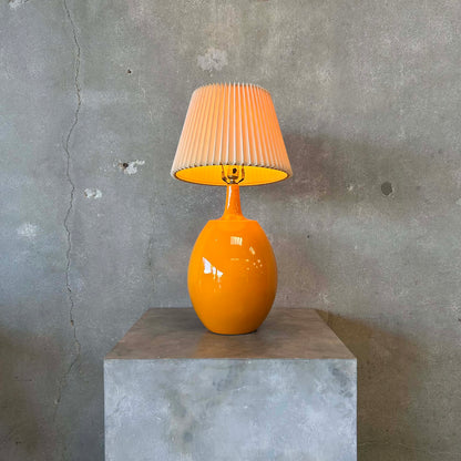 Groovy Orange Mid Century Modern Lamp