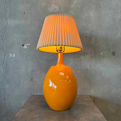 Groovy Orange Mid Century Modern Lamp