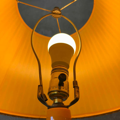 Groovy Orange Mid Century Modern Lamp