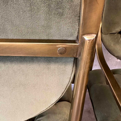 Set of 6 1970's Mastercraft Dining Chairs Designed By Bernhard Rohne