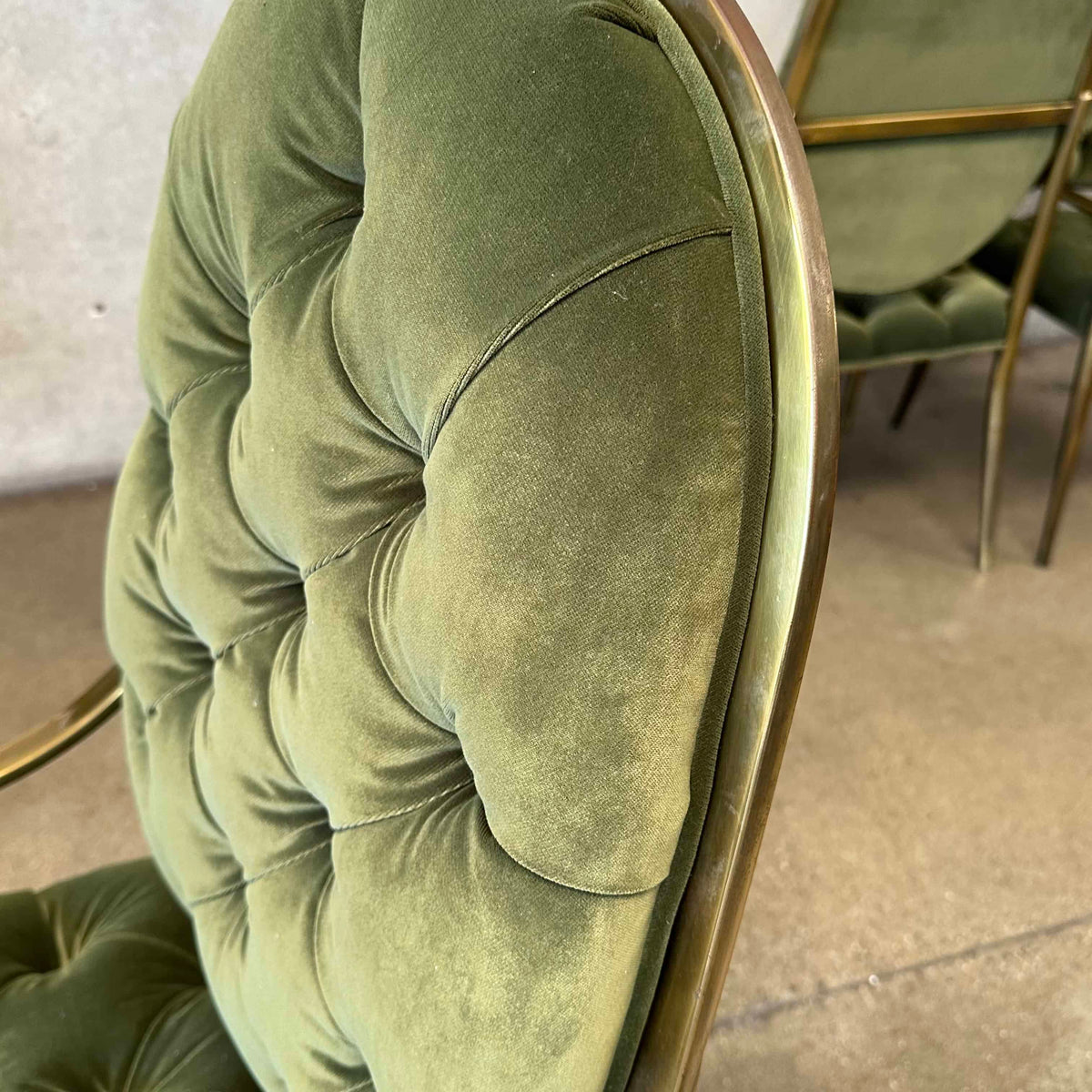 Set of 6 1970's Mastercraft Dining Chairs Designed By Bernhard Rohne