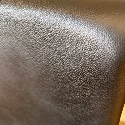 Reproduction Finn Juhl NY-45 Lounge Chair With Sculpted Wood Arm & Floating Leather Seat