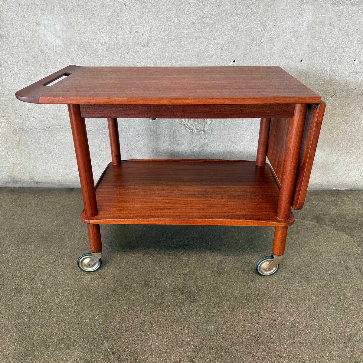 Danish Teak Serving Cart by Johannes Andersen for Silkeborg