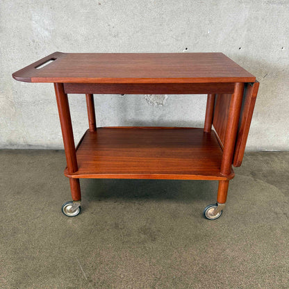 Danish Teak Serving Cart by Johannes Andersen for Silkeborg