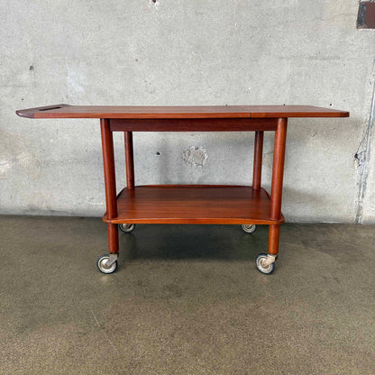 Danish Teak Serving Cart by Johannes Andersen for Silkeborg