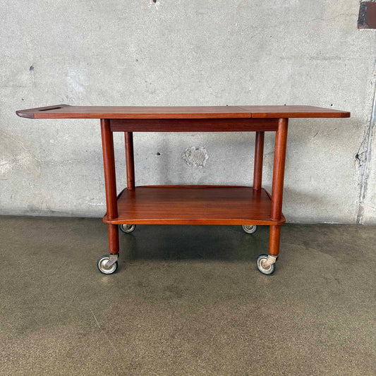 Danish Teak Serving Cart by Johannes Andersen for Silkeborg