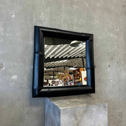 Vintage Bamboo Mirror
