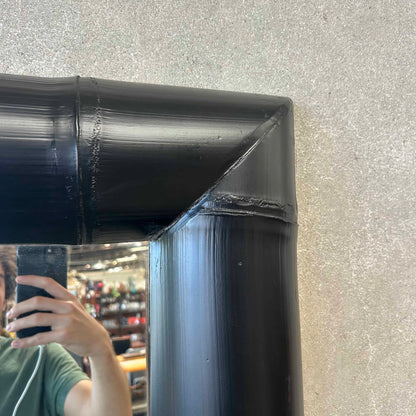 Vintage Bamboo Mirror