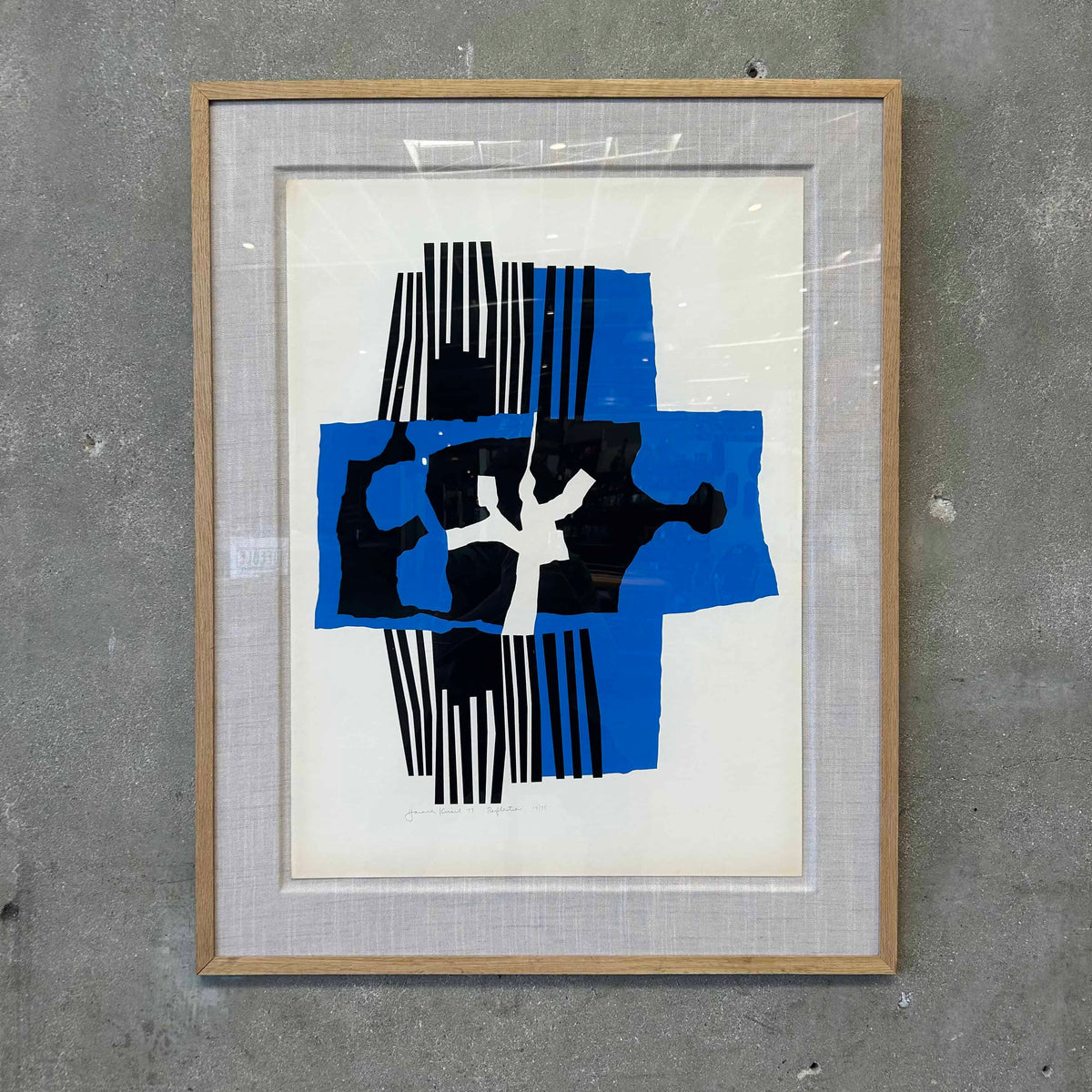 "Reflections" by Harold Krisel, Silkscreen On Paper