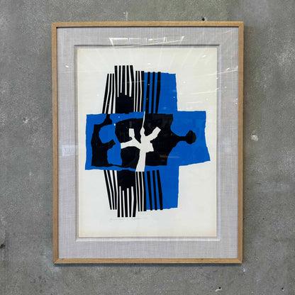 "Reflections" by Harold Krisel, Silkscreen On Paper