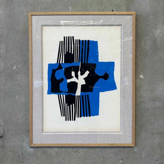 "Reflections" by Harold Krisel, Silkscreen On Paper