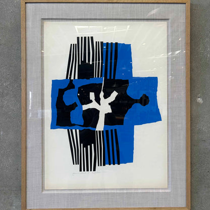 "Reflections" by Harold Krisel, Silkscreen On Paper