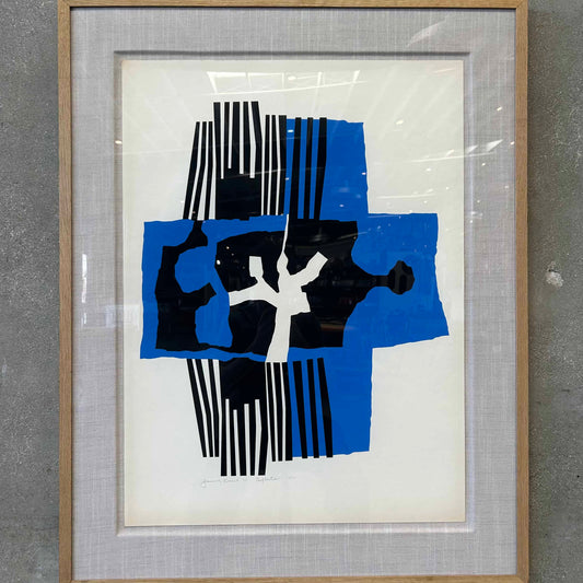 "Reflections" by Harold Krisel, Silkscreen On Paper